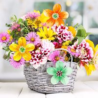 Ornements floraux en bois à peindre, découpes décoratives de Pâques et de printemps, disques en bois vierges non finis, taille personnalisée, pour loisirs créatifs DIY