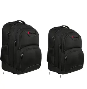 Trolley Backpack sac à dos pour ordinateur portable à roulettes, sac d'affaires à main, sac à dos pour étudiants