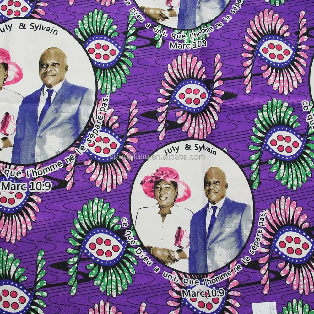Cera africana macia tecido personalizado itens promocionais eleição campanha materiais para a votação