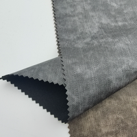 Vestes et jupes en cuir PU texturé denim imprimé et gaufré, tissu anti-moisissure pour vêtements