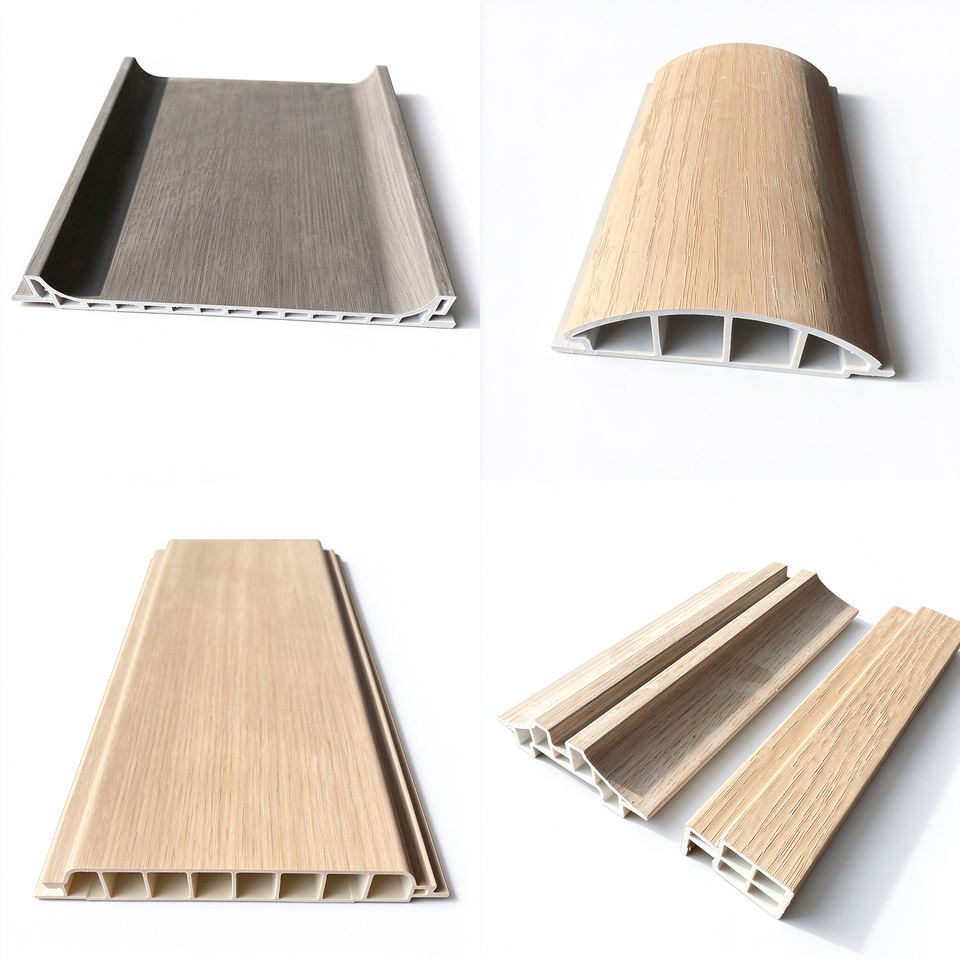 Fit Out Contractor Curved Arc Wall Board Molding Line Bamboo Wood Fiber ...