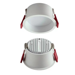 โคมไฟดาวน์ไลท์เชิงพาณิชย์ LED แบบฝังฝ้าเพดาน สีดำ อะลูมิเนียม 4100K แสงขาวธรรมชาติ AC 220V อายุการใช้งาน 50000 ชั่วโมง CRI 90 ปรับความสว่างได้ - Product Image 4