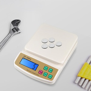 Báscula Electrónica Compacta Sf-400a con Pantalla Digital, Capacidad de 5 kg, Báscula de Cocina con Bandeja para Medir Alimentos - Product Image 1