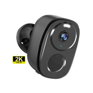 HFWVISION 5000mAh Batería Cámaras 2K Cámara inalámbrica para exteriores para seguridad en el hogar Detección de movimiento Cámara solar - Product Image 1