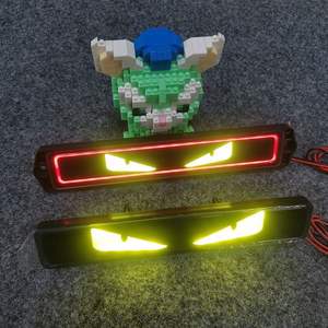 Bande Décorative Personnalisée à LED Lumineuse Modifiée pour Voiture: Lumière en Maille Moyenne, Style Œil de Diable - Product Image 3