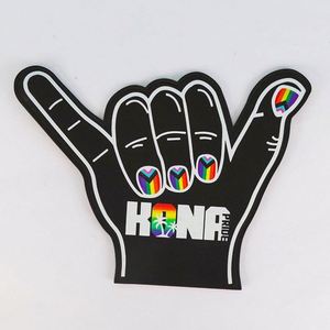 Gants de supporter sportifs personnalisés en EVA avec impression de logo sur mesure 2024 - Product Image 4