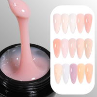 Nouvelle Formule Professionnelle Mousse Gel Constructeur d'Extension d'Ongles Sans Brûlure, Sans HEMA, Faible Chaleur, Auto-Nivelant, Gel Dur de Contrôle des Ongles