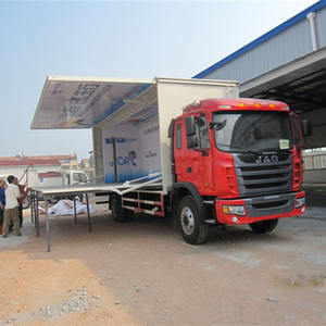 जेएसी 4x2 <span class=keywords><strong>6</strong></span> पहियों मोबाइल आउटडोर हाइड्रोलिक पंख वैन चरण ट्रक चल मंच प्रदर्शन वाहन प्रवाह चरण ट्रक रोड शो के लिए - Product Image 3