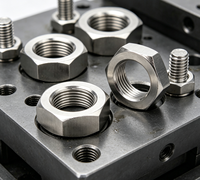 Mur Baut Stainless Steel SS304 1-20 UNEF HEX NUT Seri Nasional Terpadu Ekstra Halus Tipe B