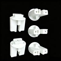 Support de lampe/prise en céramique d'alumine - Isolation haute température, forme spéciale personnalisée pour applications industrielles