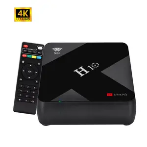 Versi Kinerja Tinggi Rumah Pintar 4K 1G RAM 8G Memori Layak Dibeli OEM Dual Band Mali GPU Plastik Layak Dibeli Pro Set Top Box