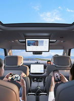 Chargeur de voiture 6 en 1, chargeur super rapide, nouveau modèle 2025, câble prolongateur de 1,5 m, chargeur de siège arrière de voiture
