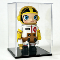 Un grand présentoir en acrylique, boîte de rangement transparente en acrylique anti-poussière pour figurines, boîtes mystères, Bearbricks