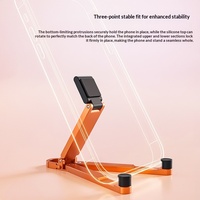 Support de téléphone portable en alliage de molybdène, pliable, flexible, réglable en angle, pour diffusion en direct, cours en ligne, et marathons de films