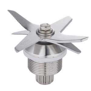 Aksesoris Blender Mixer 2 in 1 Pisau Baja Tahan Karat Double Cup Silver crest Blender 4500w 6/8 Bilah - Product Image 1