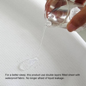 Funda de colchón de <span class=keywords><strong>cuna</strong></span> de punto impermeable Protectores y fundas de colchón a prueba de agua - Product Image 3