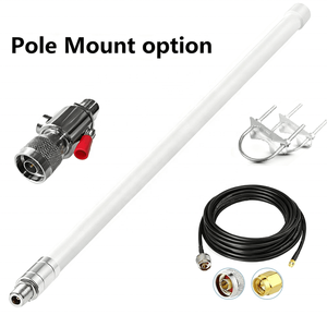 Antena Omnidireccional Exterior de Fibra de Vidrio de Alta Ganancia 6dBi 12dBi para Estación Base, Amplificador de Señal Satelital Starlink, LTE 698-2700MHz 4G - Product Image 3