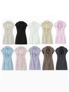 <span class=keywords><strong>Abbigliamento</strong></span> Femminile Vintage <span class=keywords><strong>Elegante</strong></span> e alla Moda, Novità in Poliestere/Cotone, Vestibilità Regolare - Product Image 5