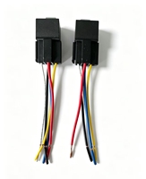 Relais automobile SPDT 5 broches JD1914 12V 40A avec kit de faisceau de câblage V4 pour voiture, camion, klaxon, ventilateur, phare, compresseur