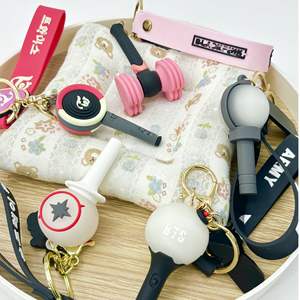 Nuevo llavero con luz LED de <span class=keywords><strong>BLACKPINK</strong></span>, mini martillo rosa, colgante para conciertos de Kpop, amuleto para bolso de Jisoo y Jennie - Product Image 5