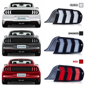 <span class=keywords><strong>Feux</strong></span> arrière VLAND améliorés, teinte fumée, style S650, <span class=keywords><strong>feux</strong></span> arrière LED pour Ford Mustang S550 2015-2023 avec 5 modes - Product Image 1