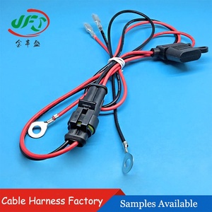 Soporte de fusible en línea <span class=keywords><strong>para</strong></span> coche, portafusibles de hoja de enchufe impermeable, 12V, 24V, 10A, 20A, 30A, 40A - Product Image 2