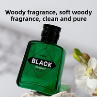 Parfum pour homme Black Knight, best-seller, parfum léger longue durée, notes boisées marines de patchouli