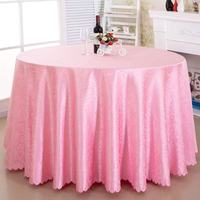 Nappe ronde jacquard élégante de qualité supérieure, bord festonné, motif floral damassé, pour mariage, banquet, hôtel, fête, multicolore