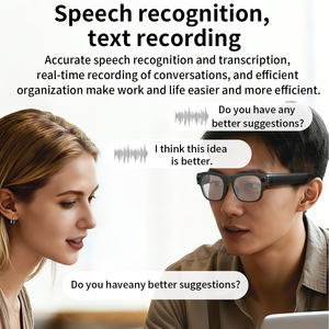 Lunettes Intelligentes Nouvelle Génération SG02 avec Caméra 800W, Vidéo, Traduction IA, Reconnaissance, Appel ChatGPT et Casque Portable - Product Image 5