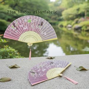 Éventail pliant personnalisé avec logo, en bois et papier, artisanat en bambou, idéal pour les activités promotionnelles et publicitaires - Product Image 4