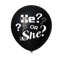 Ballon de révélation de sexe 36 pouces avec confettis Ballon confetti rose et bleu pour garçon ou fille pour décoration de douche de bébé