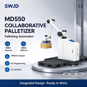 Robot Paletizador de Servicio Pesado de 50 kg, Alcance de 1900 mm, Apilamiento de Cajas, Robot de Paletización Totalmente Automático - Product Image 1