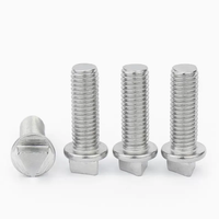 Boulon de châssis triangulaire antivol en acier inoxydable 304 M6M8M10 pour poteau d'éclairage routier, anti-démontage