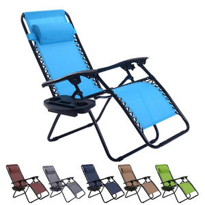 <span class=keywords><strong>Chaise</strong></span> <span class=keywords><strong>de</strong></span> <span class=keywords><strong>jardin</strong></span> pliante inclinable et sans gravité pour l'extérieur <span class=keywords><strong>Chaise</strong></span> <span class=keywords><strong>longue</strong></span> <span class=keywords><strong>de</strong></span> plage avec porte-gobelet - Product Image 1
