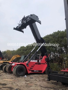 Original Italy Made Used Fantuzzi 45 Ton Reach Stacker Cummins Engine 2012 Model 15.1m Lifting Height Heavy Port Container - Product Image 6