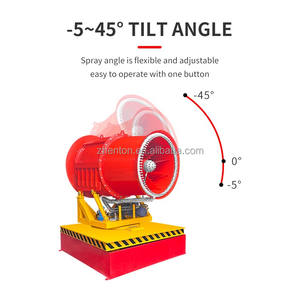 Pulvérisateur à flèche Pulvérisateur Agriculture Projet de protection contre l'incendie 100m Canon à brouillard Concassage de minerai Pulvérisateur à distance Canon à brouillard - Product Image 6