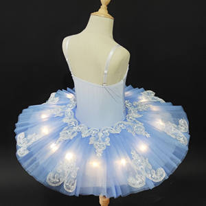 Лебединое световое балетное платье с вышивкой - Product Image 3