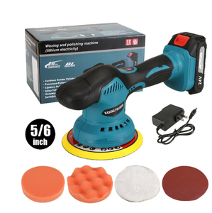<span class=keywords><strong>Pulidora</strong></span> <span class=keywords><strong>Orbital</strong></span> Inalámbrica Eléctrica de Grado Industrial para Encerado y Pulido Automático, con Batería - Product Image 1