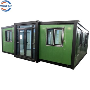 WinFair 20 Foot Fold Tiny Sénégal Maison conteneur de luxe préfabriquée 3 pièces Maisons préfabriquées Villas avec salle de bain Importateur - Product Image 2