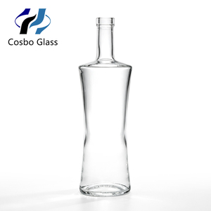 Bouteille en verre ronde lisse de 500 ml à haute transmittance, best-seller, vide, pour <span class=keywords><strong>gin</strong></span> et <span class=keywords><strong>cognac</strong></span> - Product Image 4