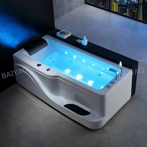 <span class=keywords><strong>Precio</strong></span> de fábrica Bañera de masaje <span class=keywords><strong>Jacuzzi</strong></span> 1 persona Bañera <span class=keywords><strong>Interior</strong></span> Acrílico Whirlpool Spa con cascada Surf Spa Bañera - Product Image 1