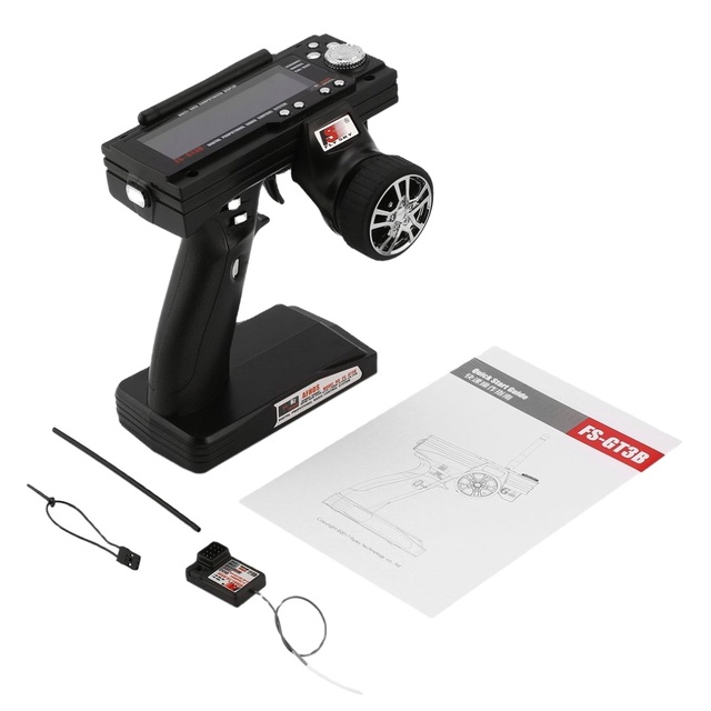 Flysky GT3B FS-GT3B 2.4G 3CH RC Radio System Plastic Gun Remote Control Transmitter with Receiver for RC Car and RC Boat