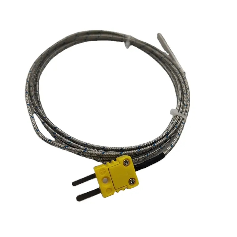 Kabel Thermocouple Tipe K J Sensor Suhu Thermocouple untuk Pengontrol Suhu