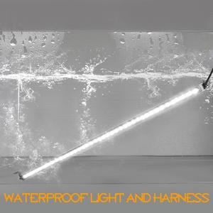 Barre lumineuse <span class=keywords><strong>LED</strong></span> pour toit de voiture, super fine, 45 pouces, profil bas, 200W, faisceau large, 12V, avec faisceau de câblage - Product Image 5