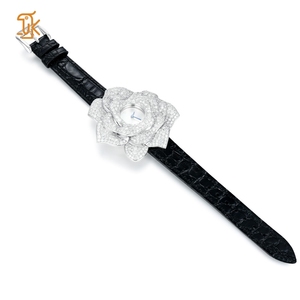 นาฬิกาเพทาย5A สำหรับสุภาพสตรีนาฬิกาข้อมือเพชรสำหรับผู้หญิงหรูหราปรับแต่งได้ตามต้องการของขวัญนาฬิกาข้อมือสำหรับโรงงาน - Product Image 5