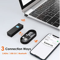 Scanners de codes-barres portables, lecteur de codes QR, scanner de codes-barres sans fil 3 en 1 pour tablette, iPhone, iPad, Android, IOS, PC, POS