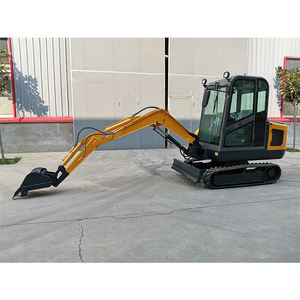 Miniexcavadora hidráulica ELORRY 2,5 T de alta calidad, excavadora pequeña sobre orugas con rodillo - Product Image 2