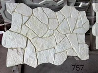 Panneau mural en pierre artificielle PU imperméable en polyuréthane, revêtement mural extérieur en pierre de culture 3D, parement extérieur