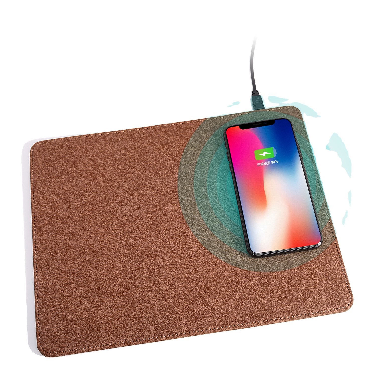 Прямая поставка, беспроводное зарядное устройство Qi для мобильного телефона, коврик для мыши, коврик для телефона