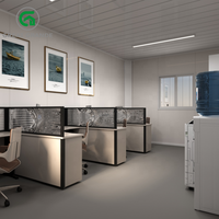 Bureau préfabriqué Maisons pliables Assemblage rapide Bureau portable Conteneur de stockage pliable Maison Usine Fournir